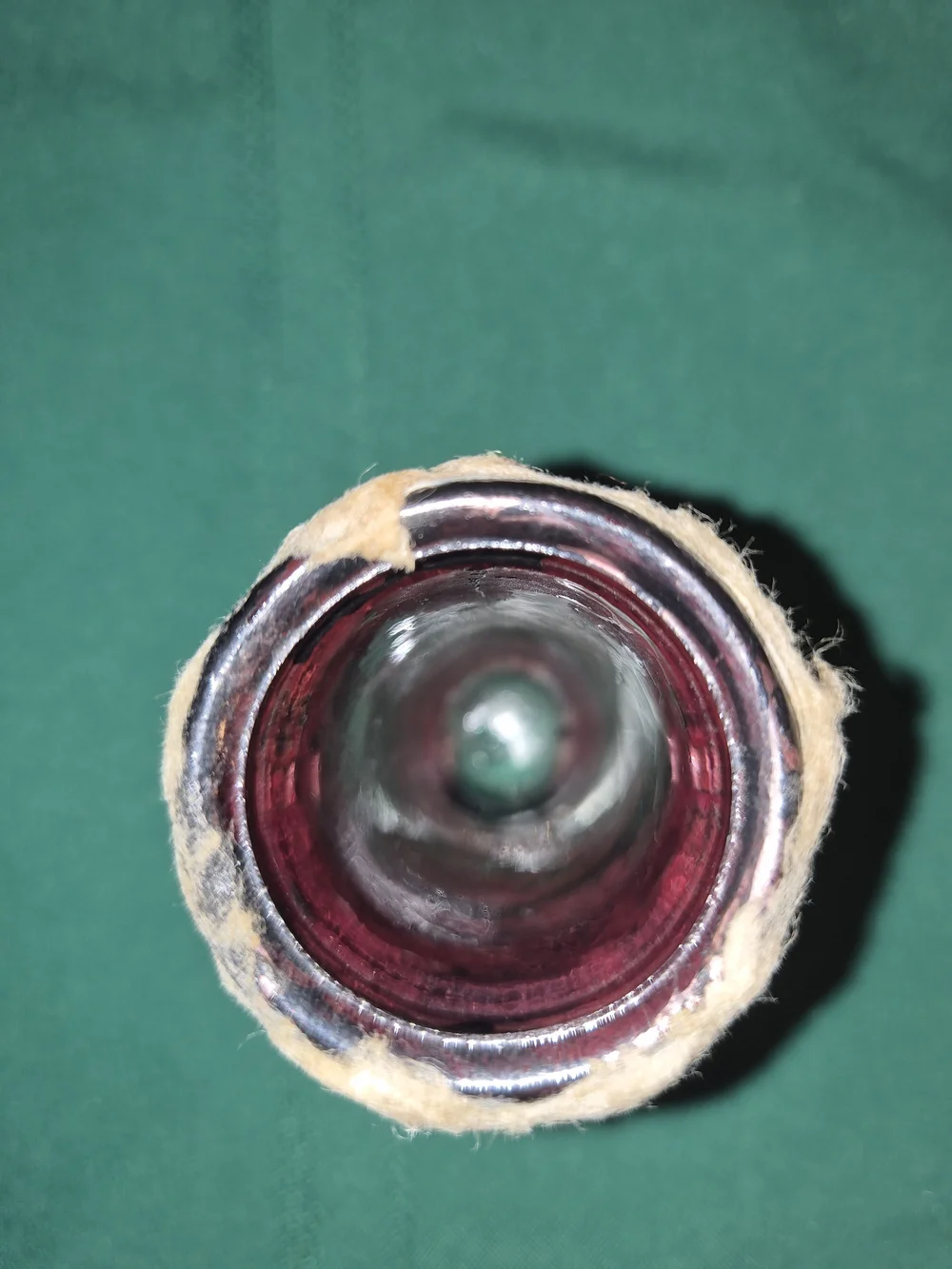 vintage glass candy container